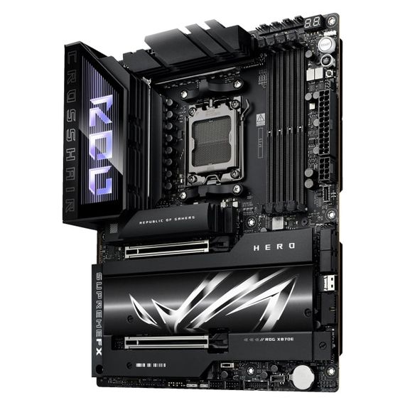 Материнcька плата ASUS ROG CROSSHAIR X870E HERO sAM5 X870E 4xDDR5 M.2 HDMI WiFi BT ATX 90MB1IE0-M0EAY0 | Зображення 5