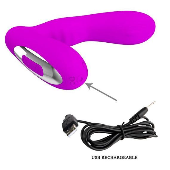 Массажер простаты PRETTY LOVE -Piper, 12 vibration functions 12 pulse wave settings sexstyle | Зображення 5