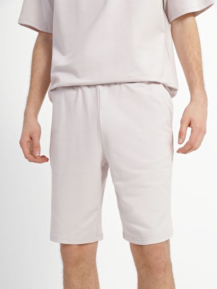 Комплект для чоловіків футболка та шорти бежевий, 2XL | Зображення 6