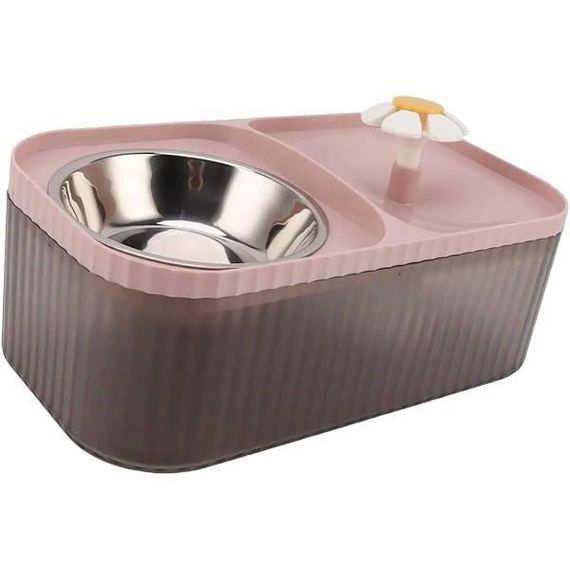 Миска та напувалка для годування домашніх тварин Рожева