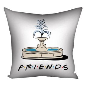Подушка габардинова з принтом Friends 30x30 см (3P_DR003)