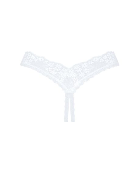 Мереживні танга Obsessive Heavenlly crotchless thong XS/S, з доступом sexstyle | Зображення 5