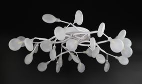 Люстра стельова на 28 лампочок 26241 Білий 23х75х75 см.