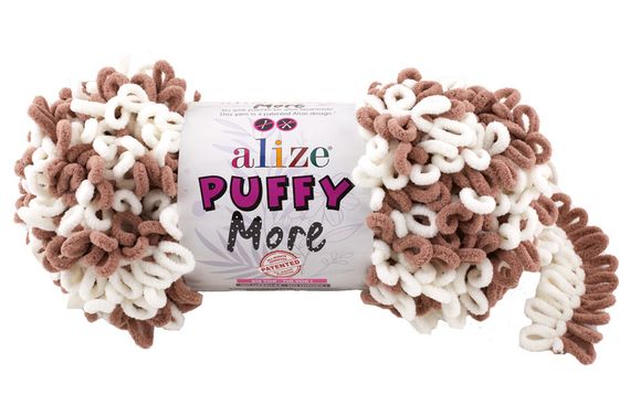 ALIZE PUFFY MORE 6261 алізе пуффі море плюшева пряжа