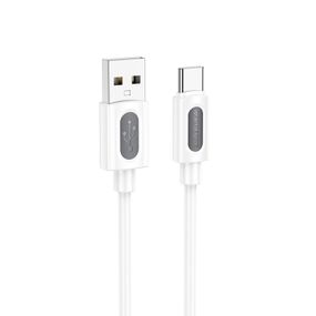 Дата кабель Borofone BX114 Structure USB to Type-C 3A (1m) White