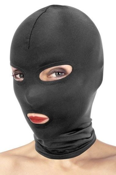 Капюшон для БДСМ с открытыми глазами и ртом Fetish Tentation Open Mouth and Eyes Hood | Зображення 2