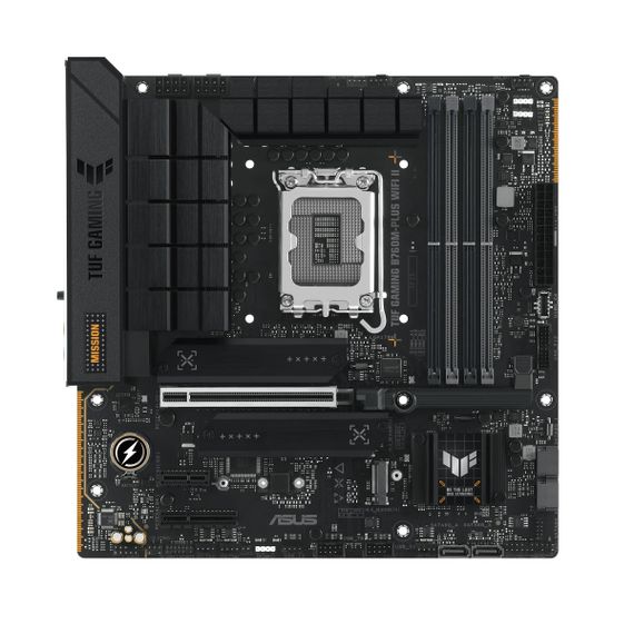 Материнcька плата ASUS  TUF GAMING B760M-PLUS WIFI II s1700 B760 4xDDR5 M.2 HDMI DP Wi-Fi BT mATX (90MB1HE0-M0EAY0)