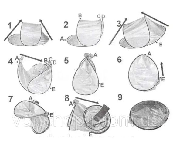 Автоматичний пляжний намет-підстилка розкладний із захистом від сонця і вологовідштовхувальний Beach Camp | Зображення 7