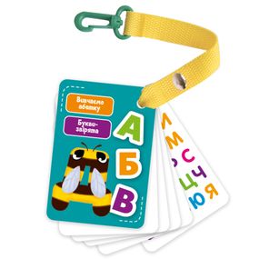 Набор обучающих карточек "Буквы-животные" Vladi Toys VТ2000-20 укр