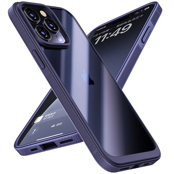 Чехол TPU+PC Pulse для Apple iPhone 14 Pro Max (6.7") Purple | Зображення 2