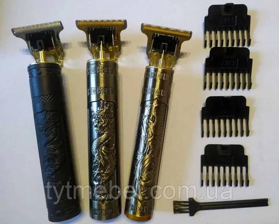 Машинка для стрижки волос головы усов и бороды USB триммер | Зображення 4