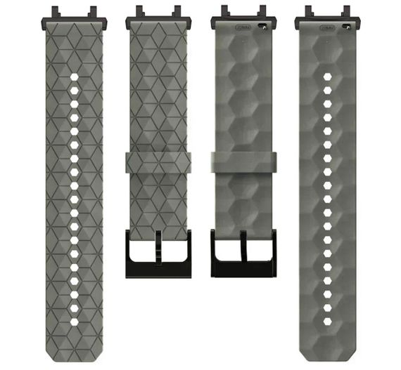 Ремінець Primolux Dimond силіконовий для годинника Xiaomi Amazfit T-Rex 2 (A2169 / A2170) - Grey | Зображення 3