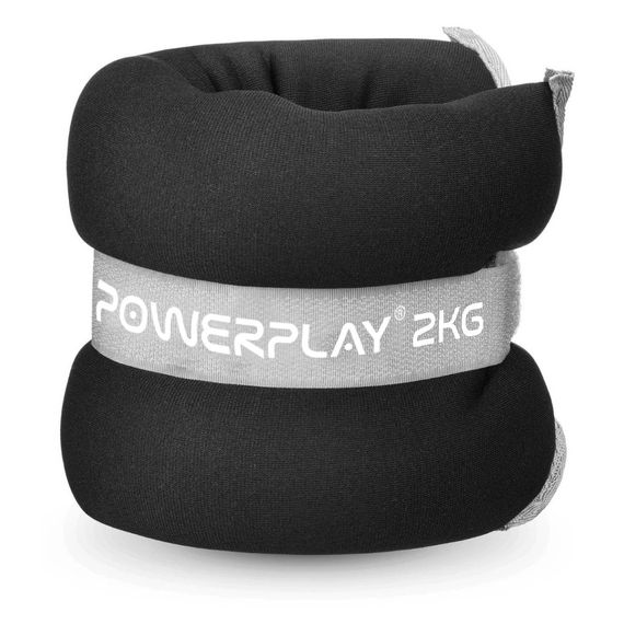 Обважнювачі-манжети для ніг та рук Паверплей PP-4349 Ankle/Wrist Weights (2шт.*2 kg) (пара) Чорні | Зображення 4