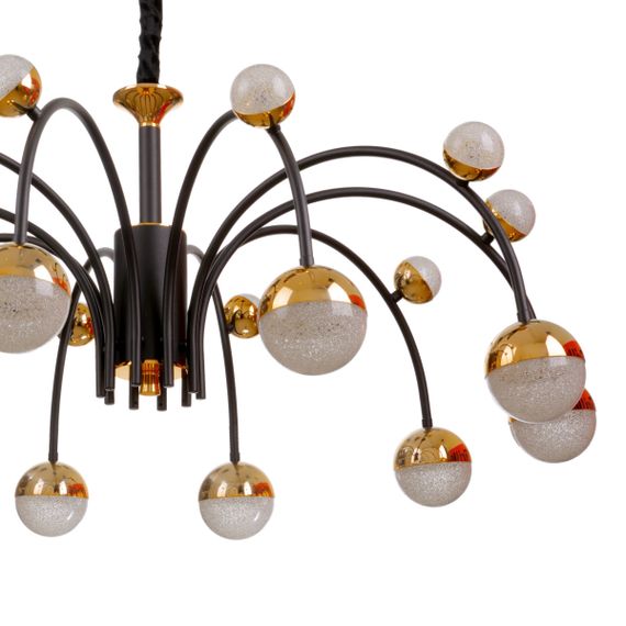 Люстра молекула подвесная LED 90W WW+NW+CW BK+GD (BL-79S/20) | Зображення 3