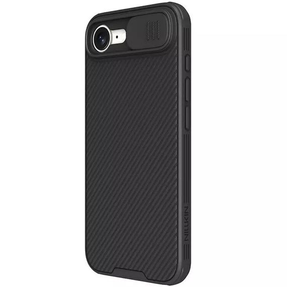 Карбонова накладка Nillkin CamShield Pro Magnetic для Apple iPhone 16e (6.1") Black