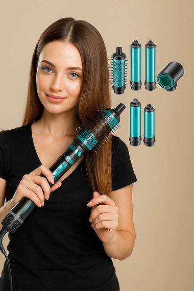 Фен-стайлер VGR 5 в 1 V-475 BLACK Professional 1400 Вт (46279-V-475_2307) | Зображення 2