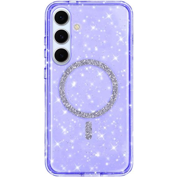 Чохол TPU Eclipse Sparkle (MagFit) для Samsung Galaxy S25 / S24 Purple