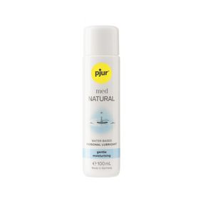 Лубрикант на водній основі pjur med Natural 100 мл, з рослинним гліцерином, для сухої шкіри