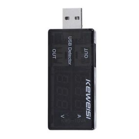 USB тестер Keweisi KWS-10V A напряжения (3-8V) и тока (0-3A), Black