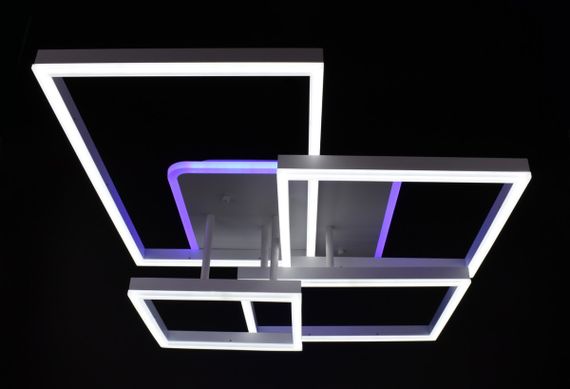 Люстра світлодіодна стельова LED світильник для квартири на стелю лед з пультом 26099 Білий 17х56х71 см. | Зображення 8