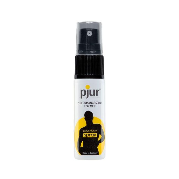 Пролонгувальний спрей pjur Superhero Spray 20 мл, всотується в шкіру, натуральні компоненти Sex Aura