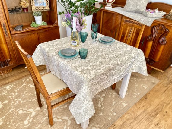 Скатертина гобеленова EDEN391NA Limaso, 97х100, Квадратна, Повсякденний, Без люрексу, 75% поліестер, 22% бавовна, 3% акрил, Гобелен | Зображення 7