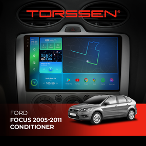 Штатна магнітола Torssen 2K Ford Focus 05-11 conditioner F98256 4G Carplay DSP