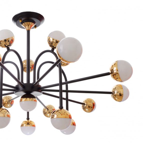 Люстра светодиодная молекула 126W WW+NW+CW BK+G (BL-747S/21) | Зображення 5