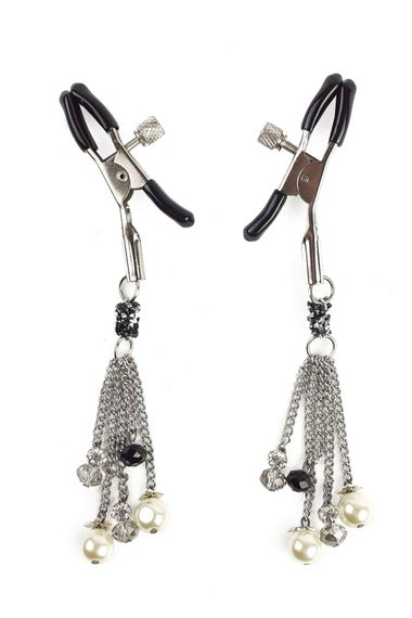 Затискачі для сосків Art of Sex Nipple clamps Tenero Amore Сріблясті One Size
