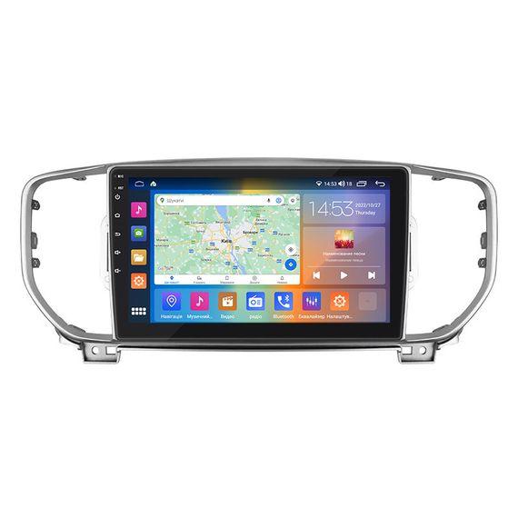 Штатная магнитола 9" Lesko для Kia Sportage IV Рестайлинг 2018-н.в. 2/32Gb CarPlay 4G Wi-Fi GPS Prime Киа
