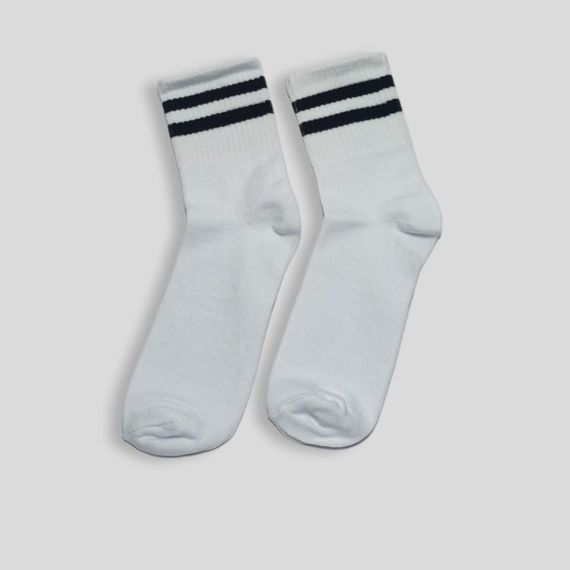 Високі шкарпетки для підлітків зі спортивною резинкою Twinsocks р22-24(35-37),24-26(37-40) чорний, сірий, бордо | Зображення 3