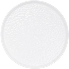 Тарілки порцелянові "White City" Bubbles Ø24см, набір 2 круглі тарілки