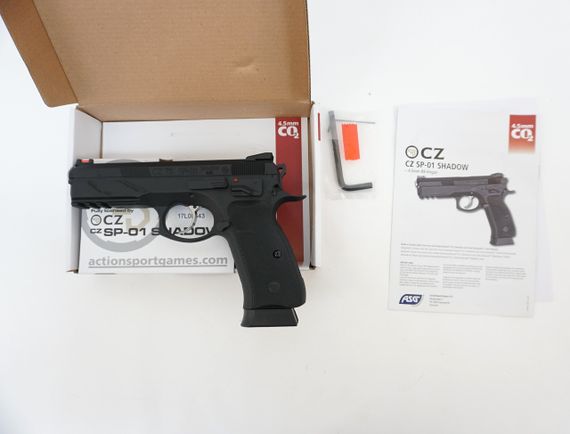 Пневматический пистолет ASG CZ SP-01 Shadow BB 4.5 Пневматика Пневматическое оружие Пистолет пневматический | Зображення 2