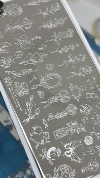 Пластина для стемпінга 165 Global Fashion (12х6см) | Зображення 1