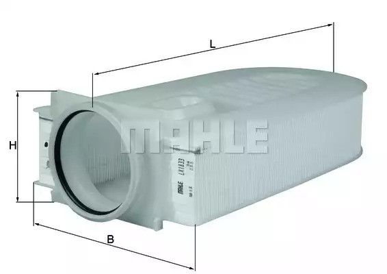 Фільтр повітряний MB C-class (W204)/E-class (S212)/S-class (W221/W222), MAHLE/KNECHT (LX1833) | Зображення 2