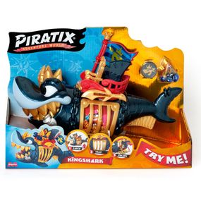 Детский игровой набор с фигурками "Королевская черная акула" PIRATIX PPXSP112IN11