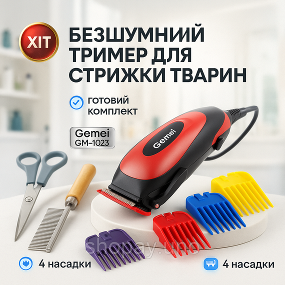 Машинка-тример для стрижки домашніх тварин, Машинка тример для кішок Тример шерсті домашніх тварин XH-72