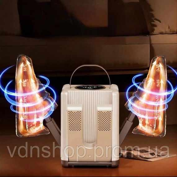 Електросушарка для взуття від мережі на 3 пари / Сушарка з УФ-дезінфекцією та таймером / Сушарка взуття ES-15 | Зображення 5