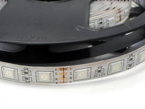 Умная светодиодная гирлянда LED RGB 5050, 5 м, водонепроницаемая IP67, многоцветная подсветка, с USB питанием 5.5V | Зображення 5