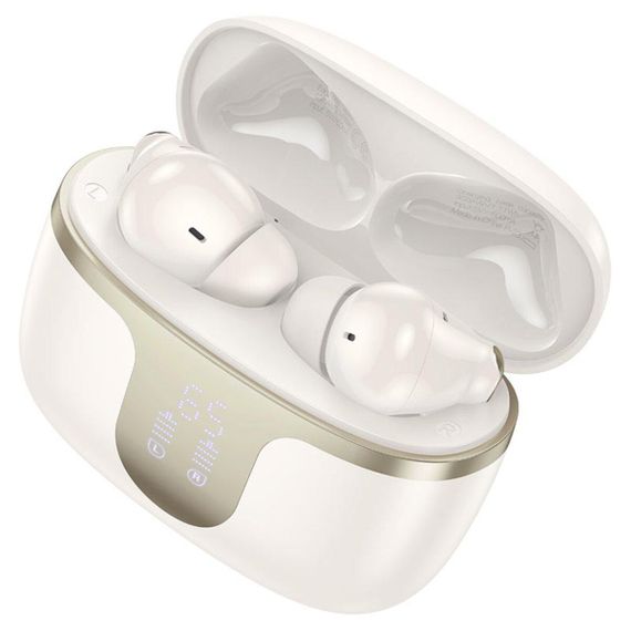 Бездротові навушники HOCO EQ10 Harmony true wireless BT headset Milky White | Зображення 2