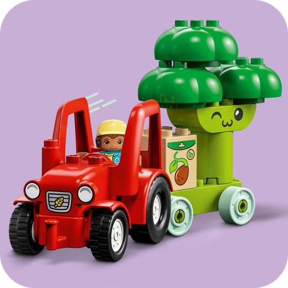 Конструктор LEGO DUPLO My First Трактор для вирощування фруктів та овочів 19 деталей (10982) | Зображення 4