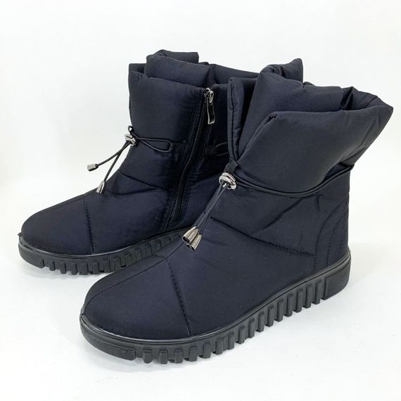 Женские дутики водонепроницаемые, Галоши женские на меху хаки Домашние чуни AZ-51 | Зображення 6