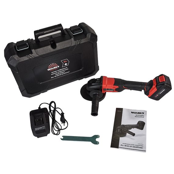 Шліфувальна машина кутова акумуляторна Vitals Master ALs 18125 Kit SmartLine+ | Зображення 1