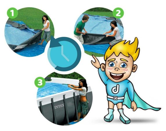 Басейн каркасний овальний 18 в 1 Bestway 56620 427 x 250 x 100 см (DM-56620-17W1) | Зображення 7