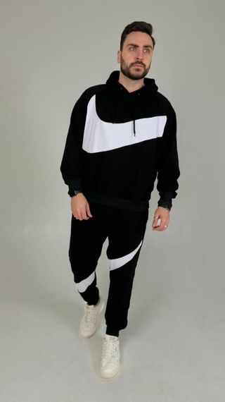 Костюм Nike з худі чорний | Зображення 6