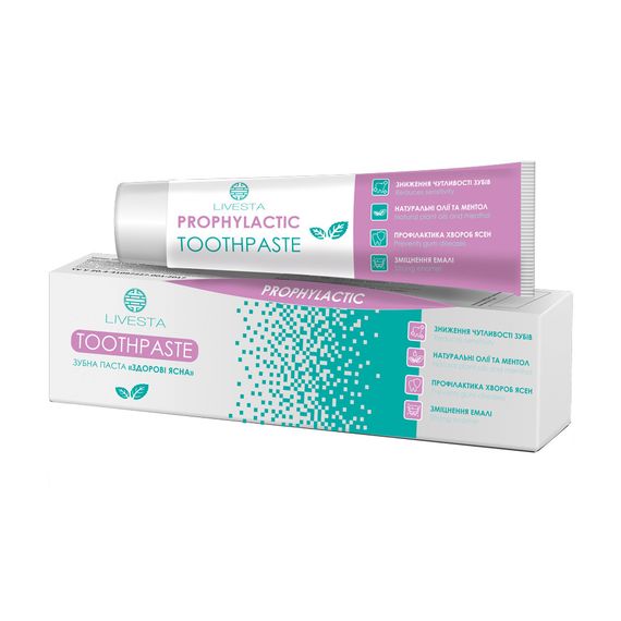 Зубная паста Livesta "Здоровые ясно" 170 г