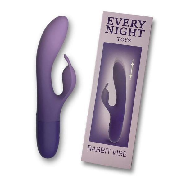 Вібратор-кролик Every Night Toys для точки G, фіолетовий sexstyle