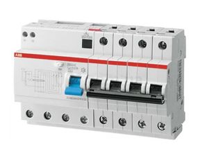 Диференційний автоматичний вимикач DS204AC-C40/0,03 4P 40А 30мА C 6кА, ABB