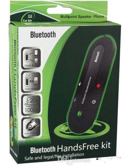 Автомобільний бездротовий динамік-гучномовець Bluetooth Hands Free kit HB 505-BT (спікерфон) | Зображення 4