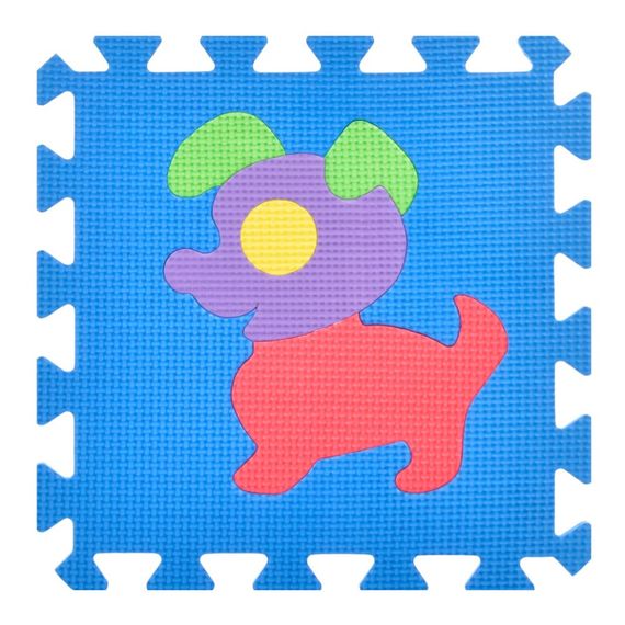 Детский коврик Мозаика "Животные" M 0376-1, 10 деталей, EVA, 30х30 см | Зображення 2